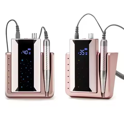Brushless 40000RPM Electric Nail Drill Machine 85W Handle Manicure Portable Polishing Tool Nail Dril