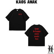 Original HATRED ALIVE KIDSWEAR boys' top t-shirt, local brand, premium quality, distro cotton combed