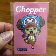 One piece chopper ezlink card