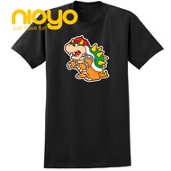 Family T shirt Black Mario Bowser Nioyo Shop π― PREMIUM π― Cotton TEE shirt GRAPHIC tshirt / baju / Ki