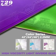 Friendship 729 Cross Green Blue Purple Series Table Tennis Rubber Tacky Pimples-in Ping Pong Color R