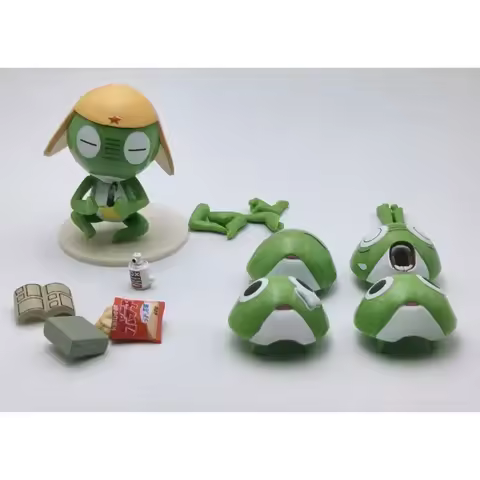 In Stock Specials Keroro Action Figures Frog Cavalry Movable Model Toys Gift