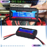 HECCEH RC Aircraft Power Meter, 0-60V Range 200A Power Analyzer, Professional High-Capacity Digital 