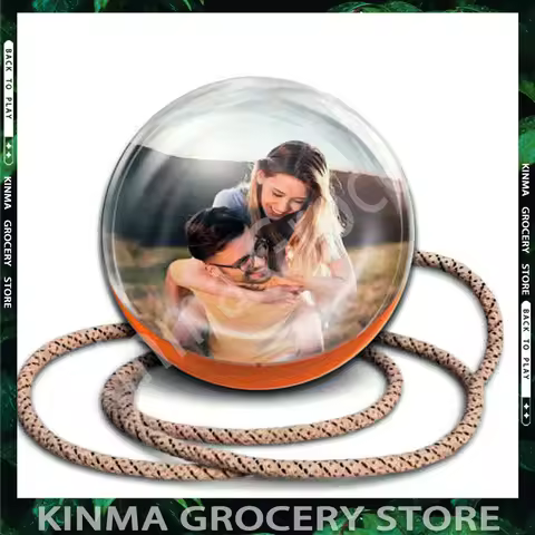 3D Video Crystal Ball Memory sphere Art Glass Ball Lamp Spherical Pixel Display 2.7 inch Screen 4GB 