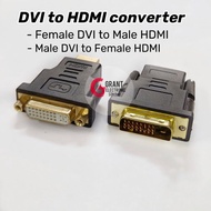 DVI To HDMI Converter 24+1 DVI Male to Female HDMI DVI Female to HDMI Male
