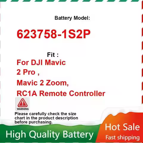 3950mAh 623758-1S2P Replacement Battery for DJI Mavic 2 Pro , Mavic 2 Zoom, RC1A Remote Controller B