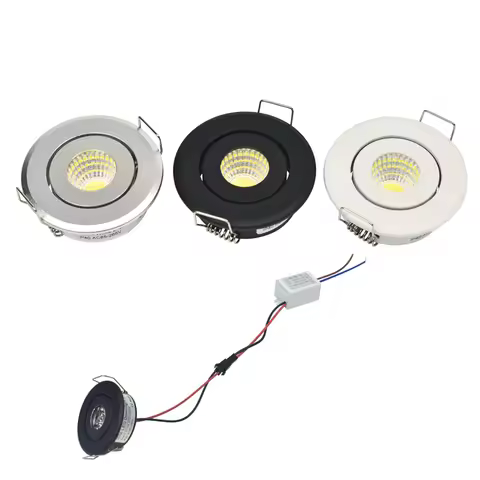 Mini LED Downlight Ceiling Spot Light COB 3W DIY Starry Sky Cabinet Lights Cut Home 40-45mm AC85-265