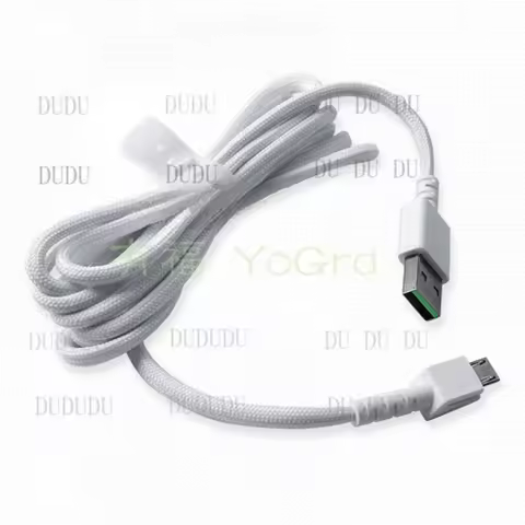 D White USB cable for Razer Basilisk Viper Ultimate Naga Pro deathadder v2 Mouse
