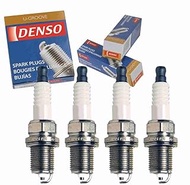 4 pc DENSO Standard U-Groove Spark Plugs compatible with Toyota Corolla 1.6L 1.8L L4 1993-1997