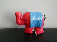 葳葳的店泰國大象擺件*粉紅+藍色*高10CM寬12CM(中)立體可站立