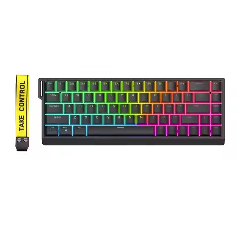 ZUOYA HE65 Wired Magnetic Axis Mechanical Keyboard 8k Fast Trigger RGB Backlight E-Sports Gaming Cus