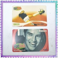 Hotlink old used phone card (no credit inside) collection antique cards 旧电话充值卡(卡内无值)收集珍藏收藏品