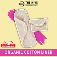 The Hive Reusable, Washable, 100% Organic Cotton Liner For Light Discharge (1pcs) (3pcs) (5pcs) (7pc