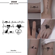 ZOAR พร้อมส่ง🚛 A031 Magic tattoo รูปแบบคนดังทางอินเทอร์เน็ตยอดนิยมของผู้ชาย  สติ๊กเกอร์รอยสักสมุนไพร