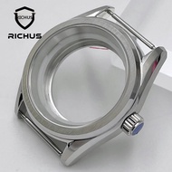 RICHUS 38 มม.สแตนเลสสตีล 100 M นาฬิกากันน้ํา Sapphire Glass Fit NH34 NH35 NH36 ETA 2824 PT5000 การเค