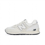 New Balance NB 574 รองเท้ากีฬาชายและหญิงรองเท้าวิ่งรองเท้าวิ่งสีเทา-ขาวขนาด 36-45 หลา