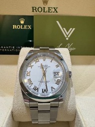 (Sold) 2023年Rolex 126300 白面羅馬字 datejust