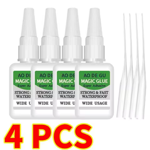 4PCS Fast-Setting Super Glue, Ideal for Projects and Repairs