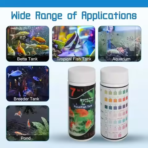 Hot Sale PH Test Strips Water Fish Tank Test Strip Aquarium Test Strip PH Quality Kit Freshwater Swi