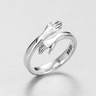 Carlisle Love Hug Ring Korean Version Jane Eyre Fashion Hug Ring Open Couple Ring Jewelry 2025.12.2