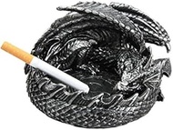 Ebros Smaug Mountain Castle Sleeping Dragon Ashtray Figurine Round Cigarette Holder Dungeons and Dra