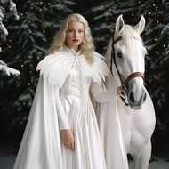 Halloween Feather Shawl Cloak Show Prom Feather Vest Fake Collar Scarf Feather Cloak 10.8