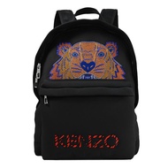 KENZO 5SF300 經典電繡虎頭太空棉大後背包.黑