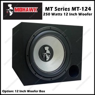 100% 100% ORIGINAL MOHAWK MT SERIES MT-124 12 inch Subwoofer 250 Max Power Car Woofer Audio System Woofer Box