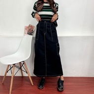 Cargo LIST skirt Highwaist jeans skirt / / obses skirt - cargo jeans skirt - CASUAL cargo jeans skir