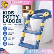 Jollybee Foldable Potty Seat Training Adjustable Potty Toilet Bowl with Ladder for Baby Toddlers Saf