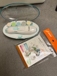日本combi 母嬰電動磨甲器+全新磨甲頭補充裝