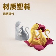 Cat Love Intersection Foreign Trade C-End Hot-Selling Model Toys Creative Ornaments Gifts Desktop Or