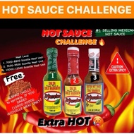 [SG STOCK] 🔥HOT SAUCE CHALLENGE PACK🔥 (EXTRA HOT🌶️🌶️🌶️) THE #1 selling habanero hot sauce, El Yucate