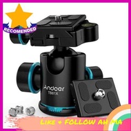 BEST SELLER Andoer TB81X Tripod Ball Head 360 Degree Rotating Panoramic Ballhead for Tripod Monopod 