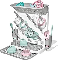 OXO Tot Expandable Drying Rack – Space-Saving Drying Rack | Newborn and Baby Essentials | Breastfeed