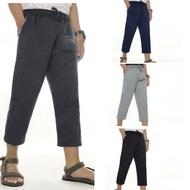 ALVA CLOTHES Basic Sirwal Pants 7/8 Babyterry T-Shirt Material 7/8 Pants Everyday Pants Gym Pants fo