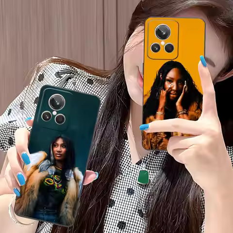 Aya Nakamura Mobile Phone Case for Realme GT 8 Neo Pro C75 73 71 C67 65 C55 53 C35 31 C20 15 Colorfu