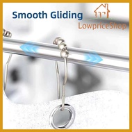 JERRY8888 12Pcs Shower Curtain Rings Hook/ Rollerball Curtain Hanger