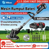 [Ready Stock] 998VF Mesin Rumput Bateri Cordless Grass Cutter Portable Electric Lawn Mower Grass Tri