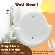 Wall Mount for Nanit, Wall Mount Bracket Compatible with Nanit Flex Multi-Stand - Round, White, Easi