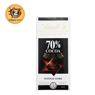 Chocolate Lindt EXCELLENCE 70% COCOA INTENSE DARK Chocolate Bar 100g Coklat