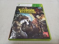 【XBOX 360】收藏出清 遊戲軟體 極度混亂 Max Anarchy 盒書齊全 正版 日版 現況品 請詳閱說明