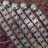 [Ship From KL] Tali Pinggang Besi Perak Tradisional Tema Klasik Wanita Sementing Pending Antique Gol