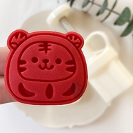 mooncake mould 月餅模具 2025 Tahun Harimau Bodhidharma Pastry Acuan Tahun Baru Cina Little Tiger Mung Be