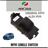 ORIGINAL PERODUA MYVI 2005-2017 ALZA VIVA POWER WINDOW SUB SINGLE SWITCH 84810-BZ010. PART 100% BARU