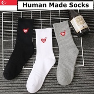 [SG SELLER] SASA Human Made Socks Heart Love