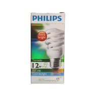 Philips Tornado Spiral Energy Saver 12W / 20W CDL / WW (Cool Day Light / Warm White) E27 220-240V Li