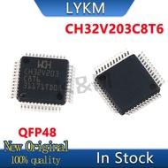 5-10/PCS New Original CH32V203C8T6 CH32V203 C8T6 LQFP48 Single chip microcomputer In Stock AM13