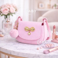 Sling Bag SELENAWanita - Women's Mini Sling Bag - Bag TrendyWanita (Free Pompom Doll) Sling Bag Woma