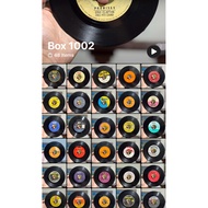 Vintage 45rpm Vinyl Records Box 1002